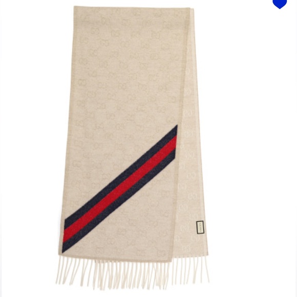 🎉HP🎉! NWT Authentic GUCCI Wool Scarf. 
Made In Italy. - Picture 2 of 3
